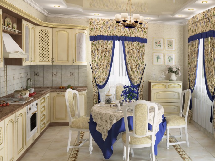 Возможно ли создать кухонный интерьер в стиле Прованс в малогабаритной квартире