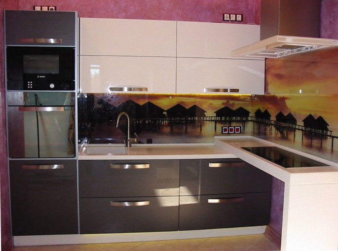 Кухонный интерьер в минималистическом стиле: совмещаем интерьер кухни и гостиной