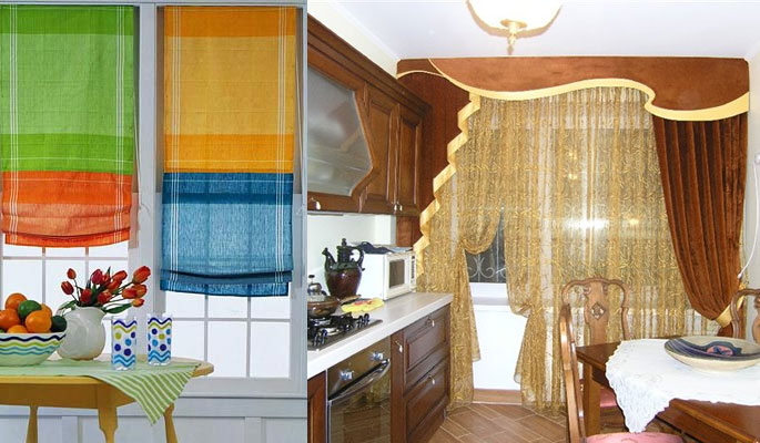 Дизайнерские шторы создадут необыкновенный стиль и отлично украсят кухню