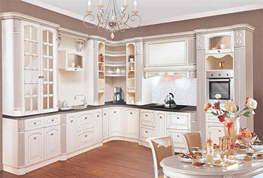 Выбирая стиль кухни обратите внимание на существующий декор и стиль дома