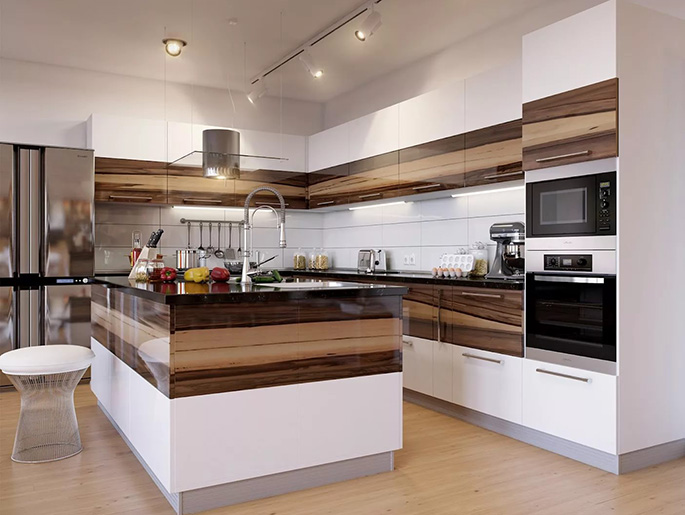 Кухня в стиле модерн: 75 лучших решений для современного дизайна