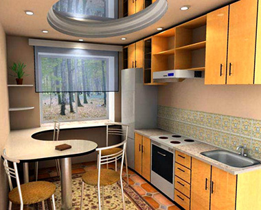 Дизайн кухни площадью 6 кв. метров: 75 современных идей оформления интерьера