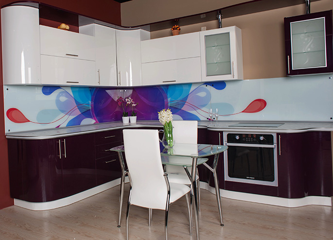 Бордовая кухня в интерьере сочетание цвета стен (73 фото)