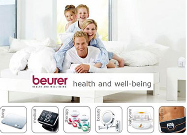 Компания Beurer занимается изготовлением товаров, предназначенных для укрепления здоровья и обеспечения комфортных условий жизни
