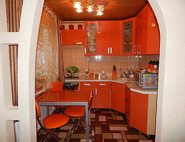 Дизайн маленьких угловых кухонь