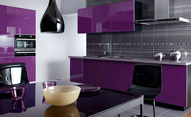 Сиреневый цвет в кухне: атмосфера изысканности, легкости и чистоты